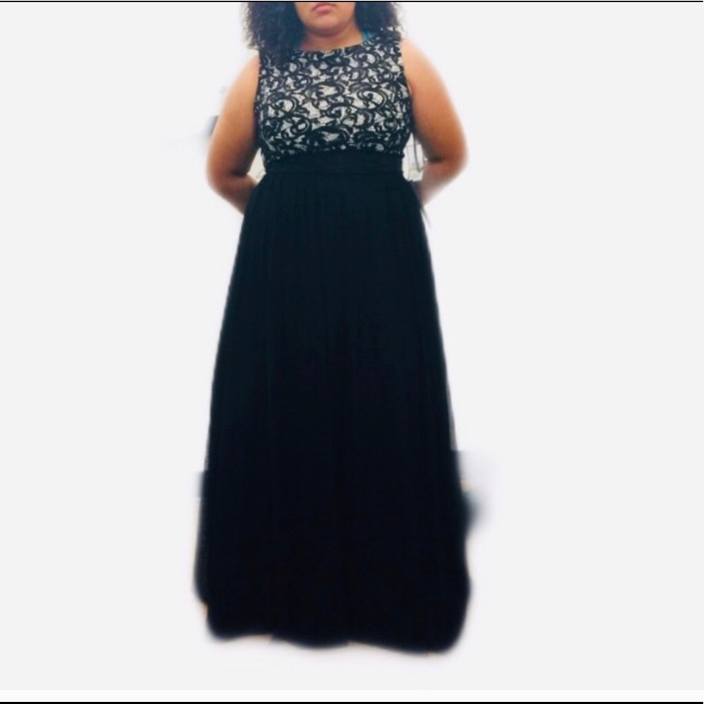 Sequin Lace &  Tulle Ball Gown w/FREE ARM SASH